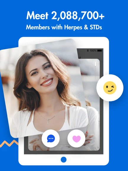 herpes dating app, positive singles app